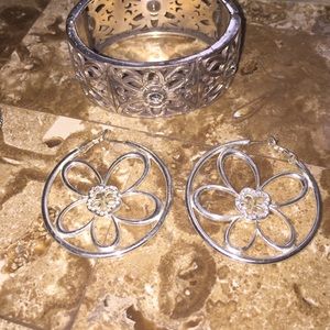 Brighton earrings and matched bracelet