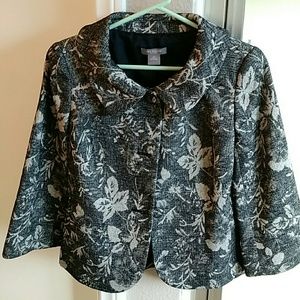 Ann Taylor black gray jacket