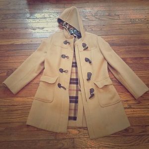 Tan wool coat