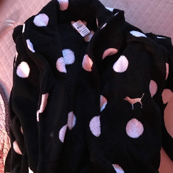 Victoria's Secret Pink Polka Dot Robe