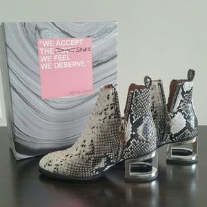 Jeffrey Campbell - Snake Skin Booties