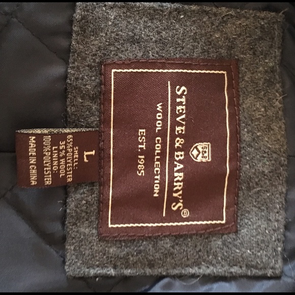 ‼️SOLD‼️ Steve & Barry's Gray Pea Coat - Picture 4 of 4