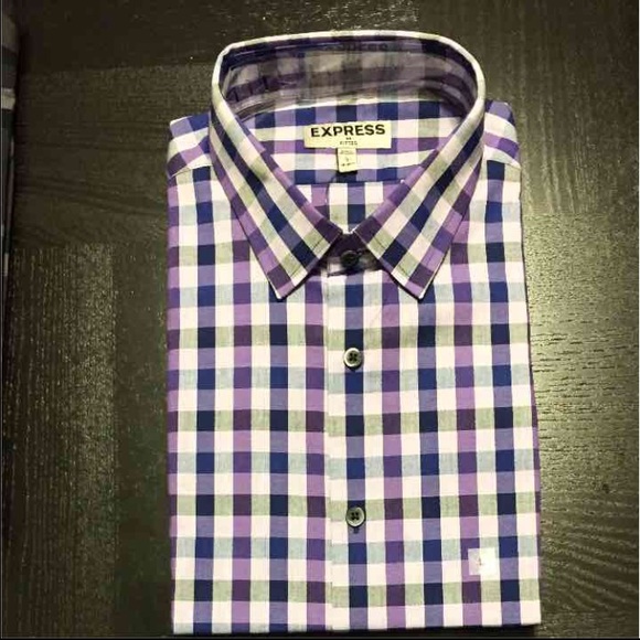 Plaid button shirt