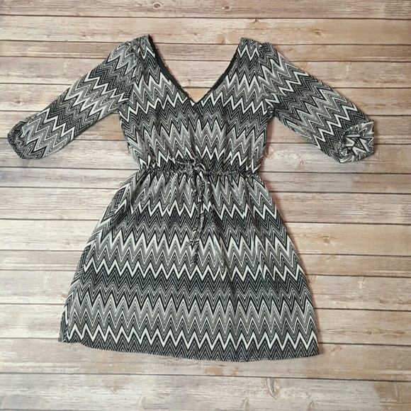 3/4 sleeve sun dress NWOT