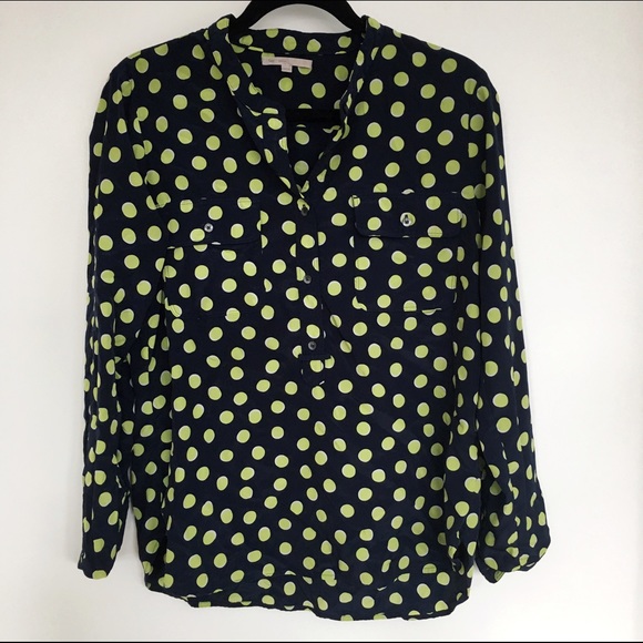Gap Retro Dot Blouse with Pockets