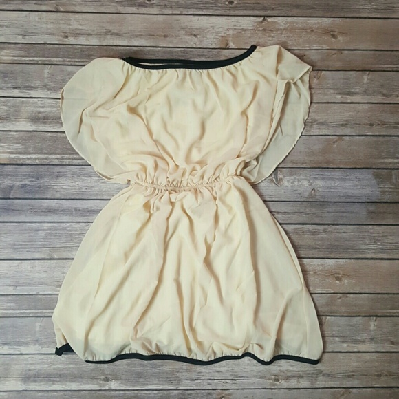tan dress