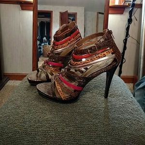 Icora Multicolored Stiletto Heels
