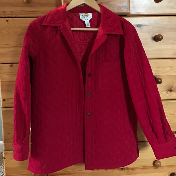 Talbots petite quilted shirt/jacket