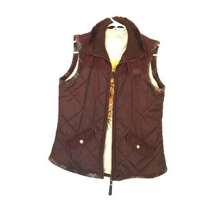 CAbi brown vest with details