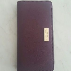 Henri Bendel wallet- Plum color