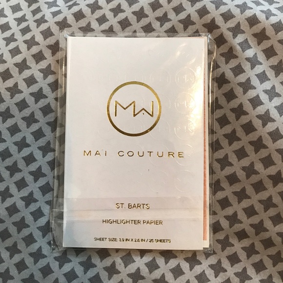 Mai Couture St. Bart's Highlighter Paper