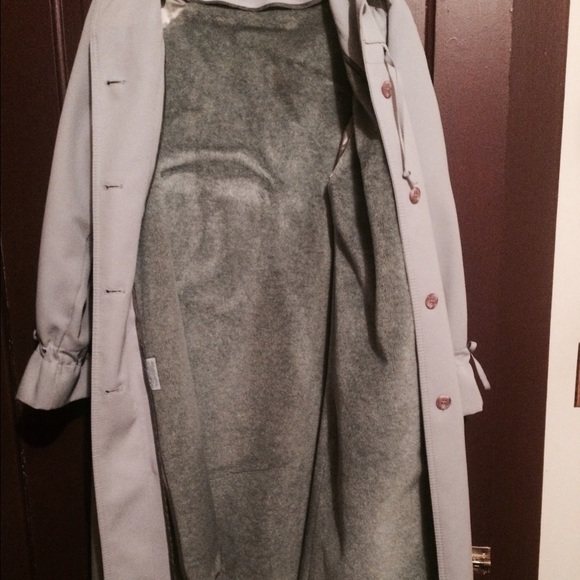 FORECASTER Trench Coat Zip out Lining Sz 11/12 - Picture 5 of 7