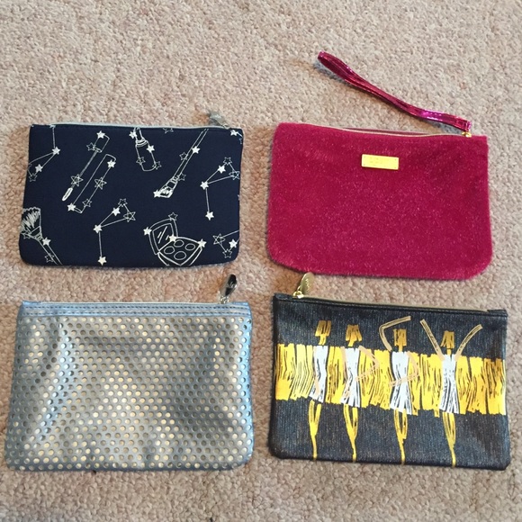 Four Ipsy Make Up Bags