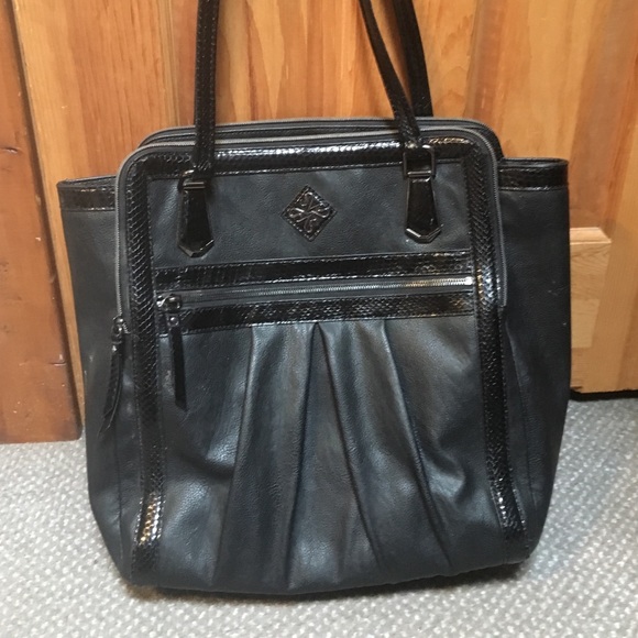 Vera Wang black large tote