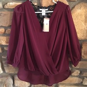 Garnet and black boutique shirt