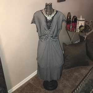 Max Studio Deep V Dress