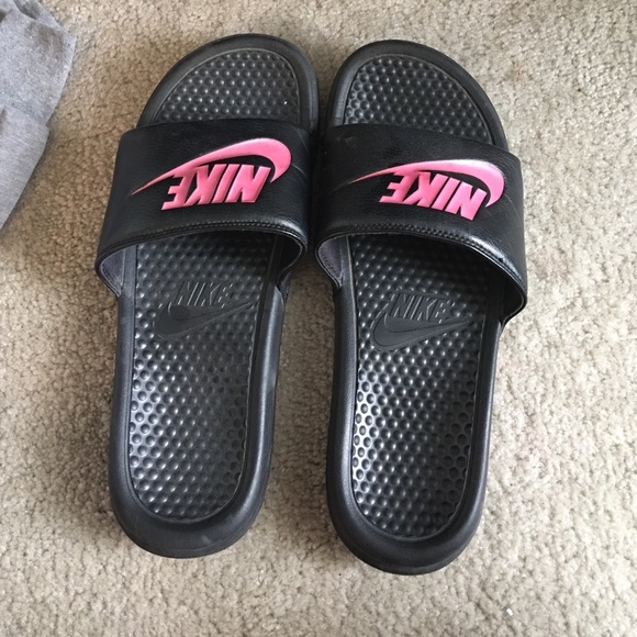 Gently used Nike slides