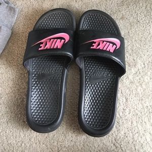 Gently used Nike slides