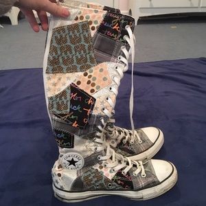 SALE - knee high converse!