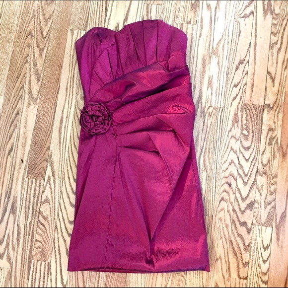 Semi-formal strapless dress