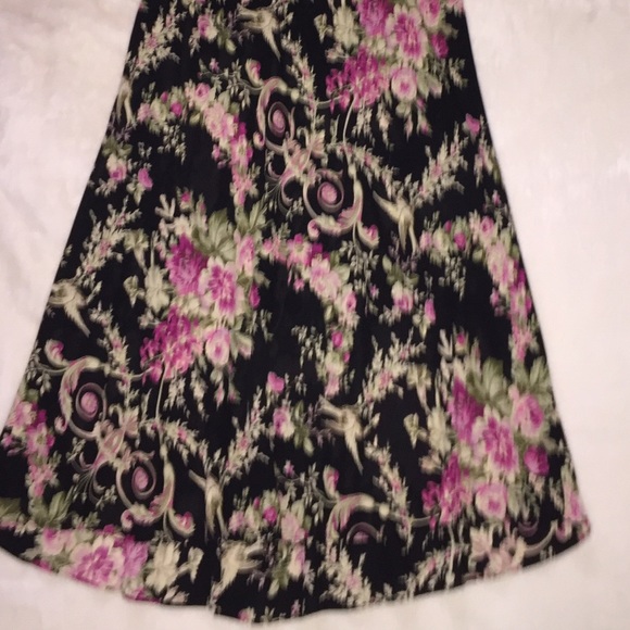 Oscar de la Renta pink label Maxi floral dress - Picture 2 of 4