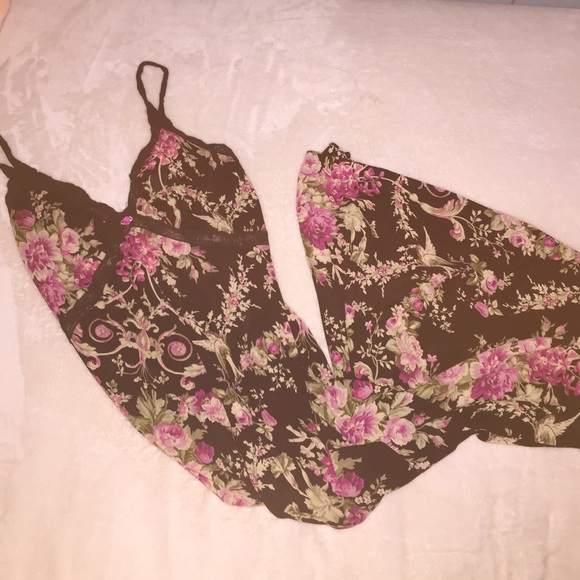 Oscar de la Renta pink label Maxi floral dress - Picture 1 of 4