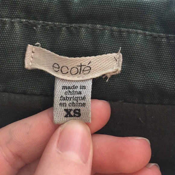 urban outfitters army green jacket - Picture 2 of 2