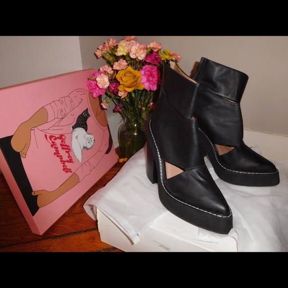 Jeffrey Campbell Feria Cutout Ankle Boot