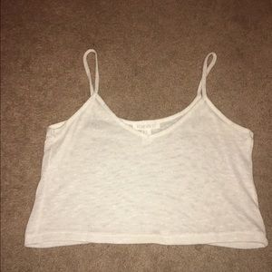 Forever 21 woven crop top