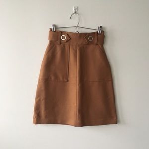 H&M A-Line Camel Skirt