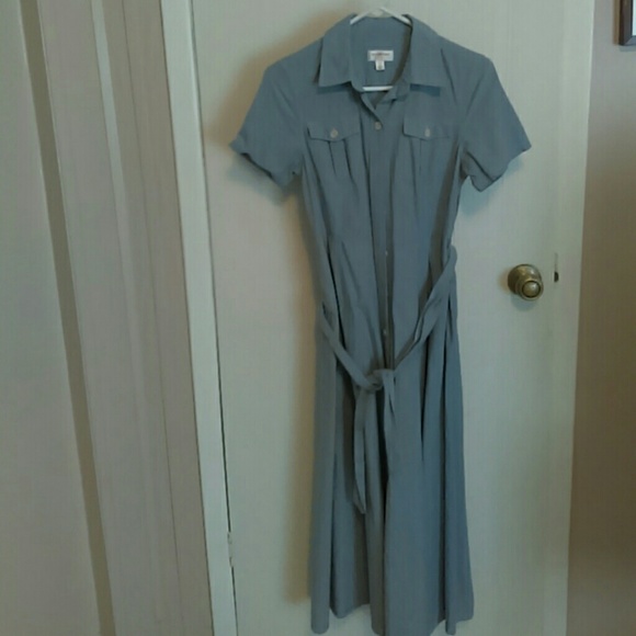 Isaac Mizrahi denim dress with pockets - Picture 4 of 4