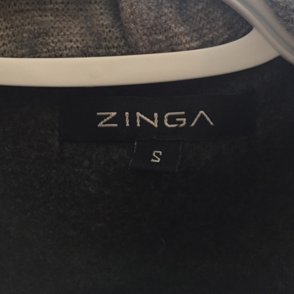 assymetrical dark grey jacket - Picture 2 of 2