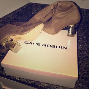 Cape Robbin knee high suede boots