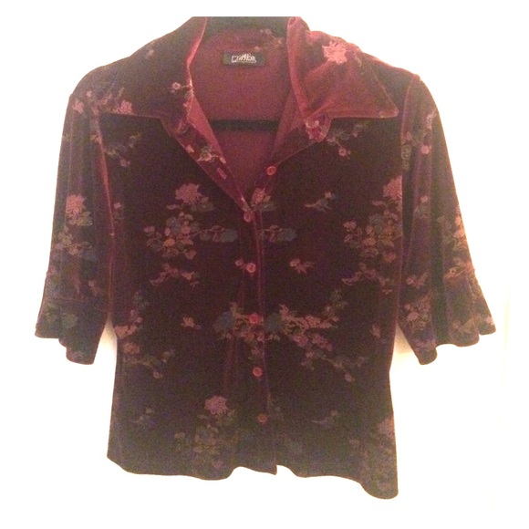 Malibu suede-like button down