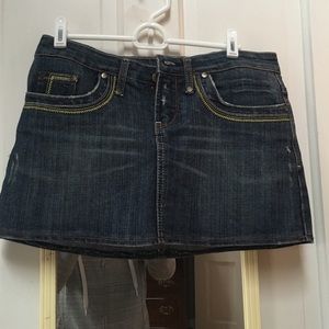 Denim mini size 7