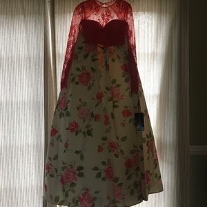 Sherry Hill 2 piece prom gown