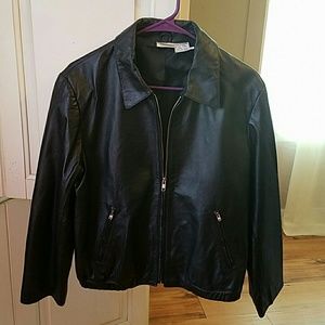 NEWPORT NEWS LEATHER JACKET