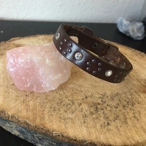 Leather Studded Bracelet