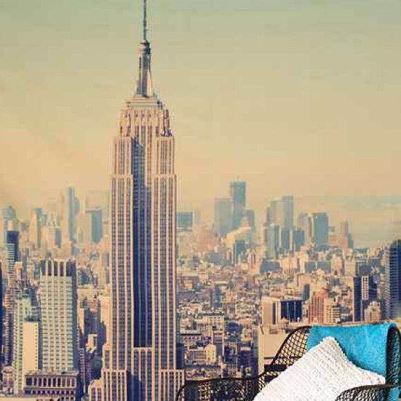 Urban outfitters tapestry NYC skyline