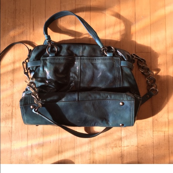 Teal Coach Purse