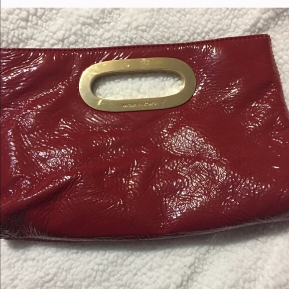 Michael kors red clutch - Picture 2 of 4