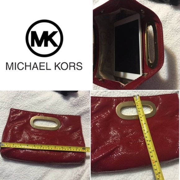 Michael kors red clutch - Picture 3 of 4