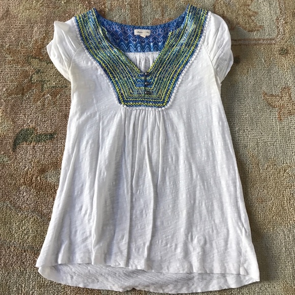 Meadow Rue Anthropologie Cotton Top