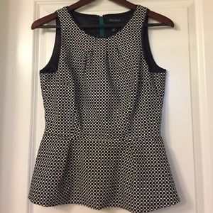 White House black market peplum top