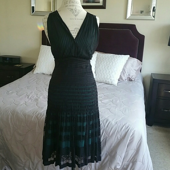 BCBG Dresses & Skirts - BCBG Beautiful Blac Lace Evening Dress