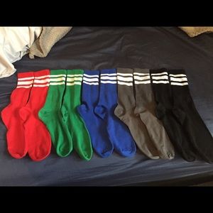 5 pack striped socks