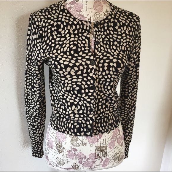 Fossil Dot Swirl Cardigan - Picture 2 of 4