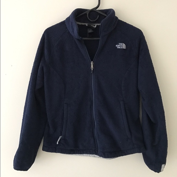Navy Blur Fuzzy North Face Fleece
