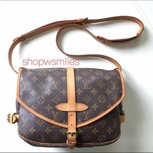 Authentic Louis Vuitton Saumur 30 Crossbody