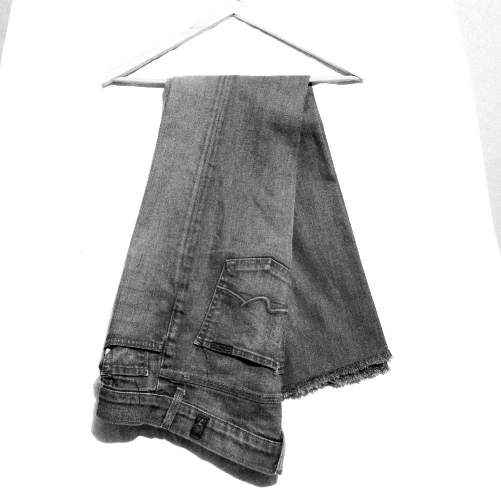 7 FOR ALL MANKIND THE GINGER IN GRAY SZ 28
